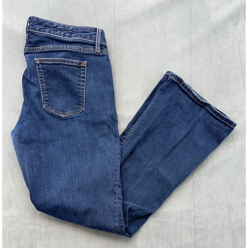 Gap 1969 Sexy Boot Jeans Womens 30s 31x28 Dark Indigo Rinse Bootcut Low Rise